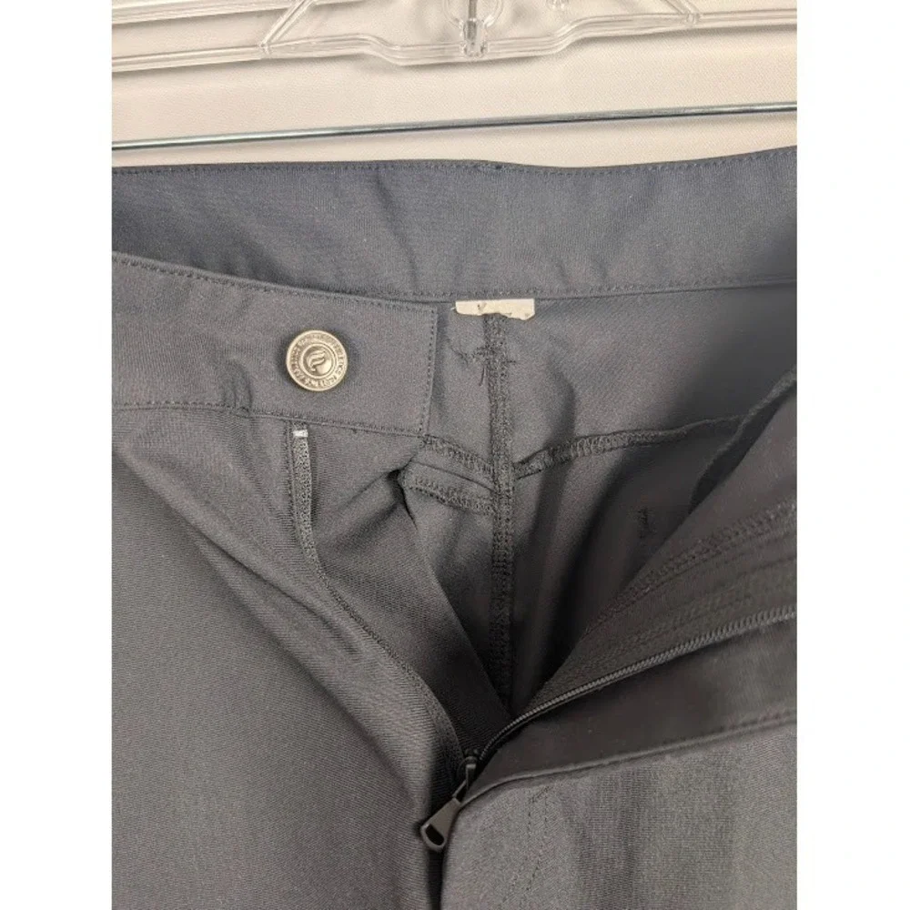 Fabletics Golf Pants Mens 40x28 Black The Don 5-Pocket Performance Stretch